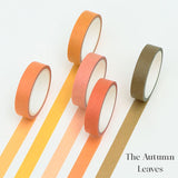 Deco Washi Tape Set 5 Rolls * 5m  Colourful vintage masking tape set