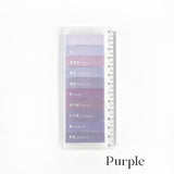 PET index tabs |  Gradient Colour sticky ruler