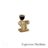 Coffee Maker Badge Brooch | Enamel pin