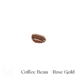 Coffee Bean Badge Brooch | Enamel pin