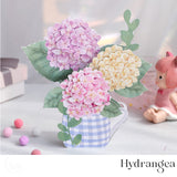 Hydrangea Flower Bouquet 3D Pop Up Greeting Cards - Birthday Cards Valentine's Day Cards Wedding Anniversary cards