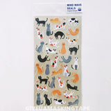 Cute Cat Sticker Sheet | Cat Stickers | Japanese Deco Sticker Sheet