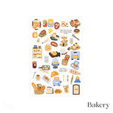 LifeStyle Deco Sticker Sheet | Bakery Kitchen