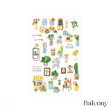 LifeStyle Deco Sticker Sheet | Bakery Kitchen